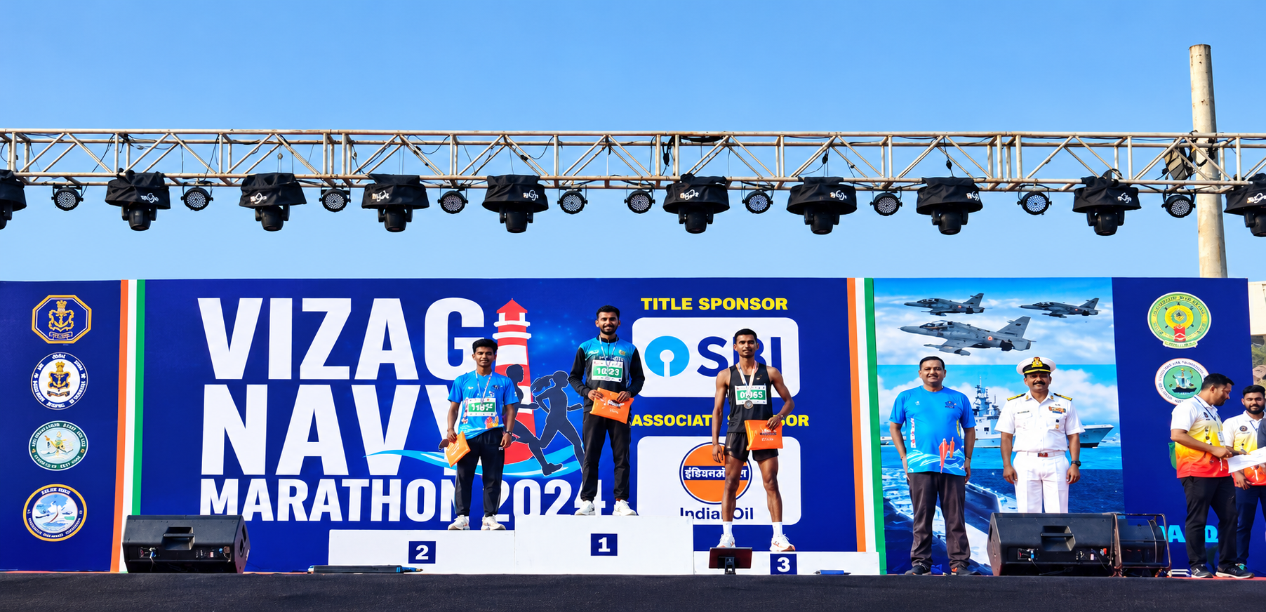 Race day finish